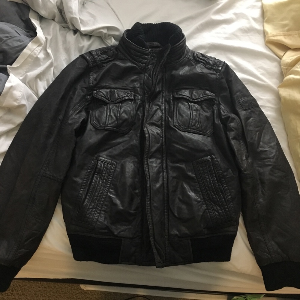 Men’s leather jacket